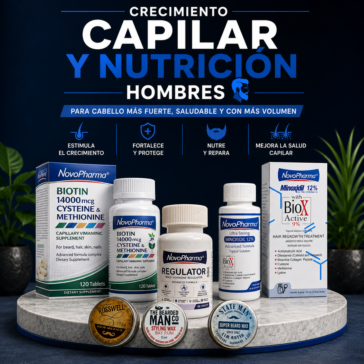 Crecimiento Cabello y Nutrición Completa